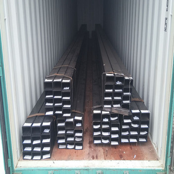 Black annealed rectangular tube export