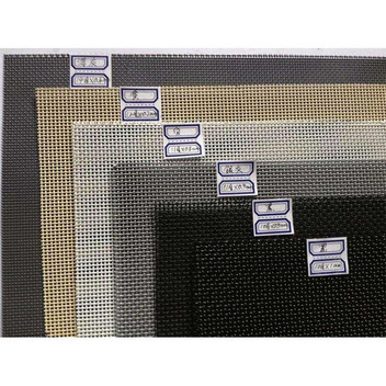 Various colors, width fiber window screen