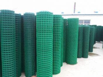 Plastic coated mesh