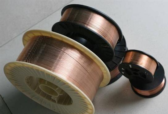 Gas shielded welding wire