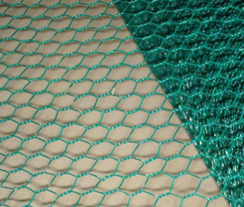 Plastic coated wire mesh