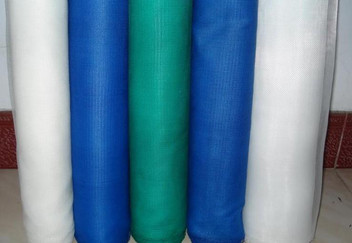 Plastic window screening