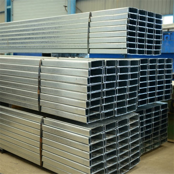 Galvanzied U section steel
