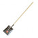 Wood handle spade