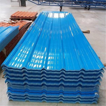 Colour painted corrugated steel